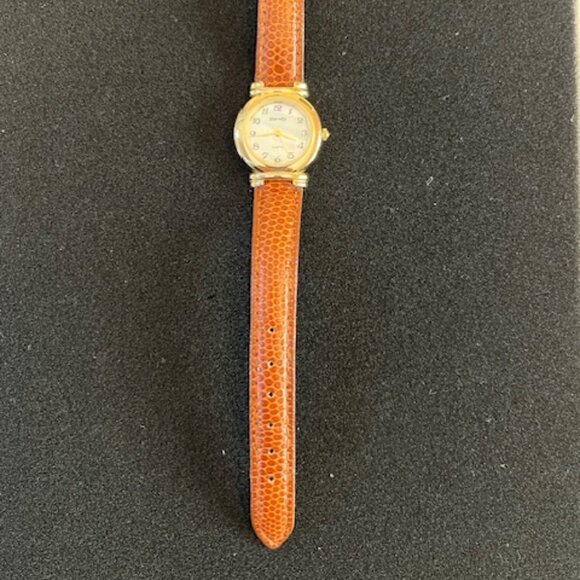 ETERNITY | Vintage Watch Brown Lizard Print band-NEW Battery - Picture 3 of 7